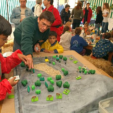 Maquette évolutive du paysage - Parc naturel régional des Volcans d'Auvergne