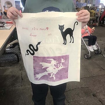 Actions de médiation avec la découpeuse Cricut