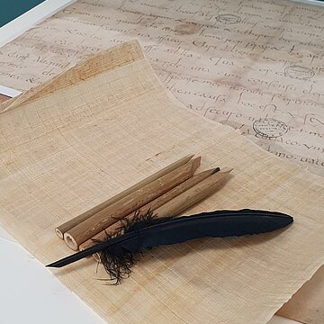 Calames et plumes. Ateliers sur l’histoire de l’écriture pour les 6-12 ans