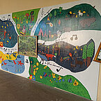 "Relier les arts" - fresque murale en école primaire - Monts d'imaginaire