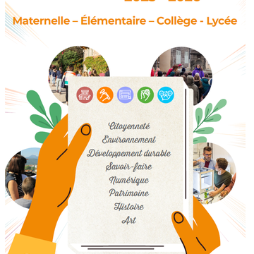 couverture catalogue soclaire RLV 25-26.png Offre pédagogique 2025-2026 De la Maternelle au lycée Riom Limagne et Volcans