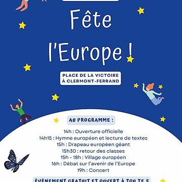 Inscription des établissements scolaires à la Fête de l'Europe du 9 mai 2025