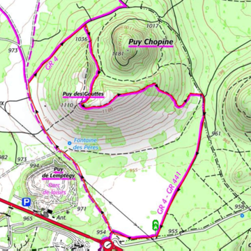 Sortie terrain : Puy des Gouttes et Chopine