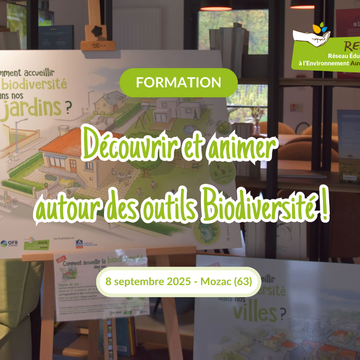 Découvrir et animer autour des outils Biodiversité !