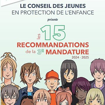 Conseil des Jeunes en Protection de l'Enfance : les 15 recommandations de la 3e mandature
