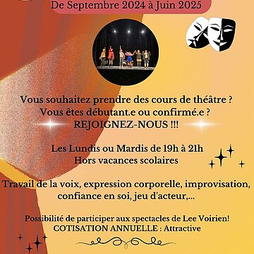 Ateliers Théâtre 2024-2025 de Lee Voirien