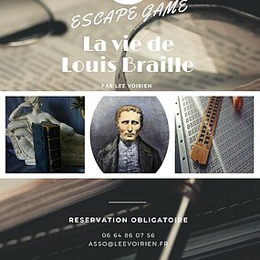 ESCAPE GAME MOBILE SUR LA VIE DE LOUIS BRAILLE